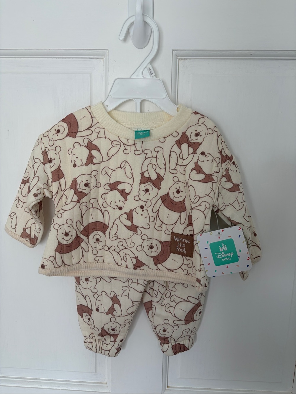 Disney Winnie the Pooh Quilted Outfit Set